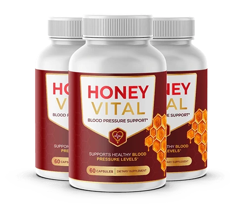 Honey Vital bottle package presentation